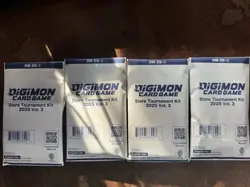 Digimon Card Game - Store Tournament Kit 2025 Volume 3 x4 SEALED - Image 1