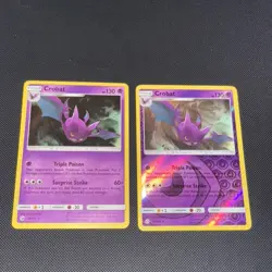 Pokemon TCG Crobat 56/149 Holo & reverse holo Sun And Moon Card Near Mint - Image 1