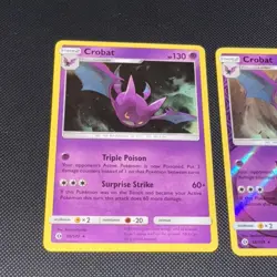 Pokemon TCG Crobat 56/149 Holo & reverse holo Sun And Moon Card Near Mint - Image 2