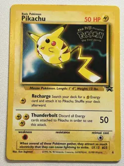 Pokemon Trading Card Game Black Star Promo Pikachu Mixed Lot of 3 Light Play - Image 4