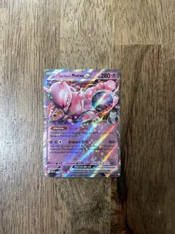 Team Rocket's Mewtwo ex 216 Promo Card PACKED FRESH Pokemon TCG - Image 1