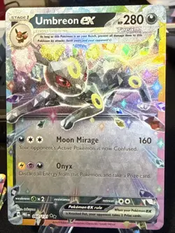 Umbreon ex 60/131 Prismatic Evolutions Double Rare NM Pokemon Card - Image 1