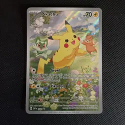 Pokemon Card TCG - Pikachu SVP 088 Black Star Promo 88 Paldea Adventure Chest NM - Image 1