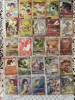 Lot of 25 Pokemon Cards. Illustration Rares Full Art Trainers. NM Near Mint - Image 1