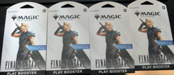 Magic The Gathering Final Fantasy Play Booster Sleeved Pack Lot Of 4 (56 Cards) - Image 1
