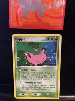 Reverse Holo Stamped Hoppip Pokemon Card Ex Team Rocket Returns 57/109 351🔥MP🔥 - Image 1