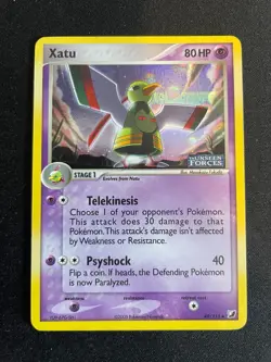 Xatu 49/115 EX Unseen Forces Reverse Holo LightPlay Pokemon Card - Image 1