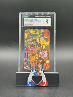 Pokemon Center Taipei Money Metro Card 2023 Dragonite Pikachu Campaign CGC 9 - Image 1