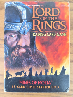 LOTR TCG Gimli Mines of Moria 63 Card Starter Deck Lord of the Rings Trading - Image 1