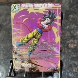 SS4 Son Goku Protector of the Earth Alt Art Foil Dragon Ball Super Card Game NM - Image 1