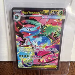 Mega Venusaur EX SIR 177/132 Mega Evolution English pokemon TCG Near Mint Card - Image 1
