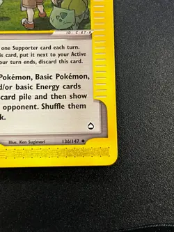 Town Volunteers 136/147 - Aquapolis Regular Vintage Pokemon TCG Card LP e-Reader - Image 3