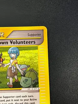 Town Volunteers 136/147 - Aquapolis Regular Vintage Pokemon TCG Card LP e-Reader - Image 4