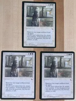 Dust to Dust (x3) - MTG - The Dark Regular NM (2) / LP - Image 1