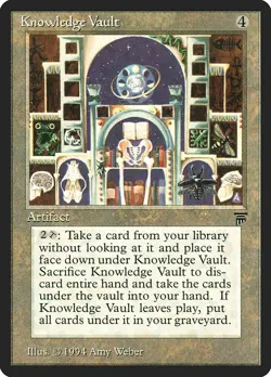 MTG Knowledge Vault Legends Magic the Gathering - Image 1
