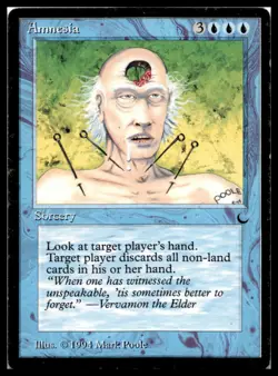 Amnesia The Dark Magic the Gathering MTG Moderately played - Image 1