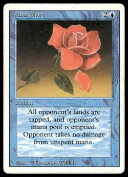 Mana Short Revised Edition MTG Magic the Gathering Moderately played - Image 1