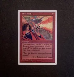 Magic: The Gathering Pyroblast MTG Core Set 5th Edition 1997 - Image 1