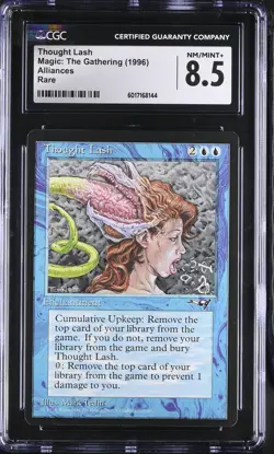 THOUGHT LASH Alliances Rare Reserved List CGC 8.5 MTG [Nostalgium] - Image 1