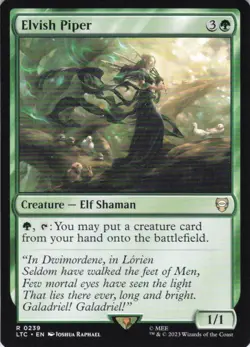 MTG Elvish Piper (239) | NM | Commander: The Lord of the Rings (LTC) - Image 1