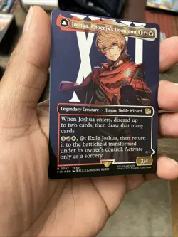 Joshua, Phoenix's Dominant (Borderless) Final Fantasy Foil - Image 2