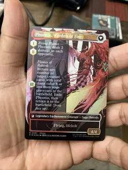 Joshua, Phoenix's Dominant (Borderless) Final Fantasy Foil - Image 3