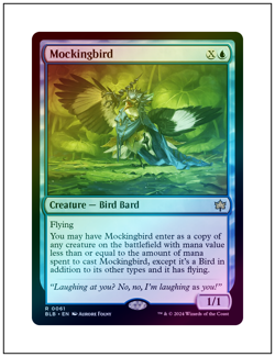 1x Mockingbird, Foil, Magic the Gathering MTG NM - Image 1