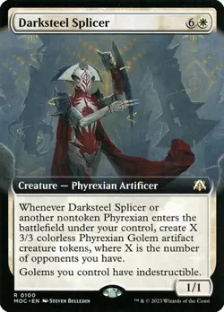 Darksteel Splicer - Extended Art MOC NM MTG - Image 1
