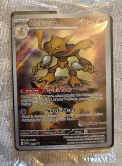 Pokemon Center Alakazam - Pokemon Mega Evolutions - ETB Promo *SEALED* - Image 1