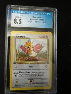 WOTC Pokemon 1st Edition Jungle Spearow 62/64 CGC 8.5 - Image 1