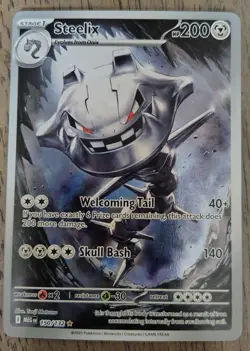 Steelix 150/132 Illustration Rare Pokemon Mega Evolution NM Tcg - Image 1
