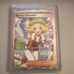 Bianca's Devotion 197/162 Full Art Holo Ultra Rare Pokemon TCG Temporal Forces - Image 1