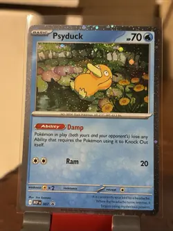 Pokemon TCG Psyduck MEP 007 Mega Evolution Pokemon Blister Promo - Image 1