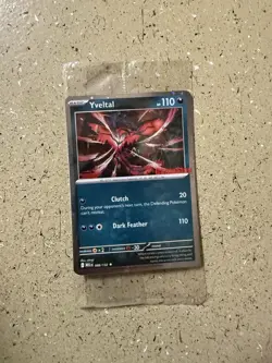 Sealed Yveltal 088/132 Reverse Holo Mega Evolution Pokemon GAMESTOP PROMO - Image 1