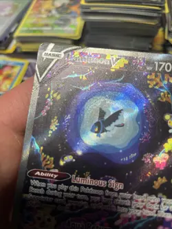 Pokemon Lumineon V GG39 Crown Zenith Ultra Rare Full Art Holo HP - Image 4