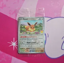 Eevee 2025 Pokemon Day 074/131 PRE Reverse Holo Stamped Promo SEALED - Image 1