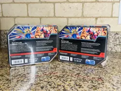 Pokemon TCG Slashing Legends Koraidon & Zacian Pokemon Tin Set NEW & SEALED 2x - Image 2