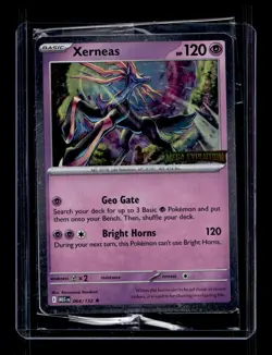 Pokemon Xerneas MEG Mega Evolution Best Buy Store Promo Sealed 064/132 Stamped - Image 1