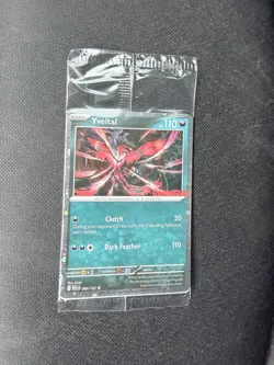 Sealed Yveltal 088/132 Reverse Holo Mega Evolution Pokemon GAMESTOP PROMO - Image 1