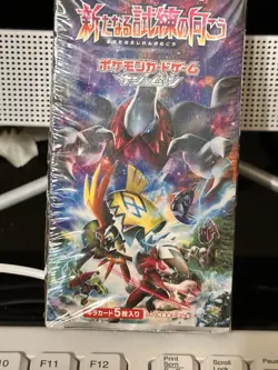 Pokemon TCG Facing a New Trial 2017 Booster Box Japanese Factory Sealed Vintage - Image 1