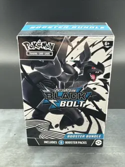 Pokemon Black Bolt SV 10.5 Booster Bundle Brand New Factory Sealed - Image 1