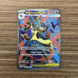 Pokemon TCG Mega Lucario EX 160/132 Ultra Rare Holo NM Mega Evolutions Full Art - Image 1
