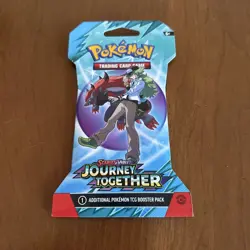 Pokemon SV09 Journey Together Sleeved Booster Pack - Random Art - IN HAND - Image 1