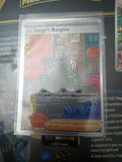 Lt. Surge's Bargain SIR Mega Evolution 185/132 Pokemon TCG - Image 2
