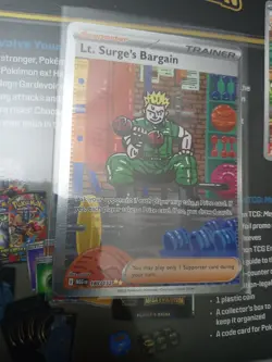 Lt. Surge's Bargain SIR Mega Evolution 185/132 Pokemon TCG - Image 3