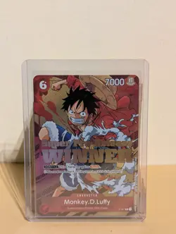 One Piece Card Game: Monkey D Luffy Card Rare HQ Proxy Cards P-001 - Image 1