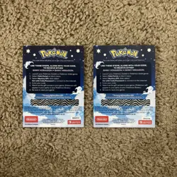 Shiny Koraidon & Miraidon Pokemon Scarlet Violet Code Card -Gamestop- 2 Of Them - Image 2