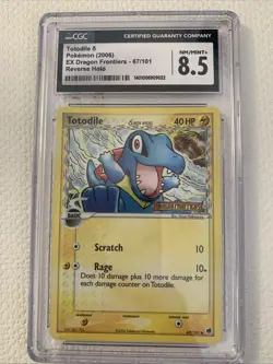 Totodile Delta Species Holo Pokemon TCG Dragon Frontiers Stamped Card 67/101 - Image 1