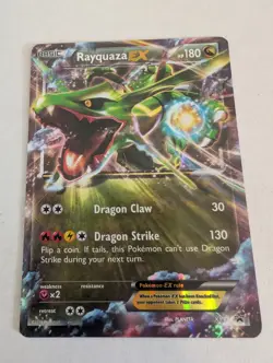 Pokemon TCG Rayquaza-EX XY Black Star Promos Holo Card XY73 - Image 2