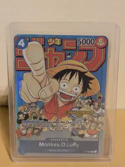 One Piece Card Game: Monkey D Luffy Card Rare HQ Proxy Cards P-033 - Image 1